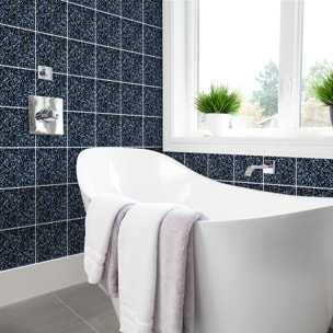 Stickers muraux - Sticker Mural Carrelage adhésif Cuisine Salle de Bain - 60 STICKERS CARRELAGES TERRAZZO BATIAS