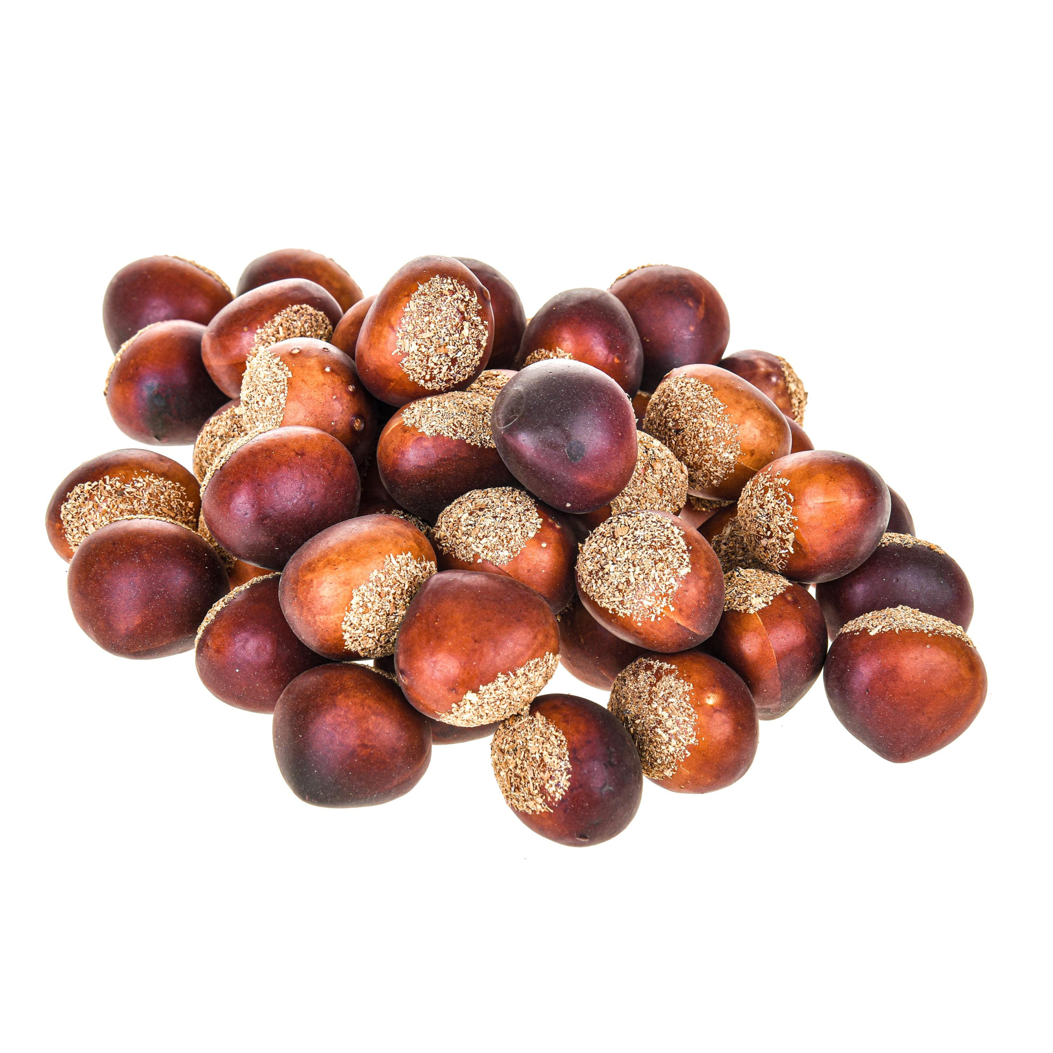 Castagne 48 Pz "Uso Ornamentale" - Pezzi 4 - 3X3X2,5cm - Colore: Rosa - Bianchi Dino - Frutta E Verdura