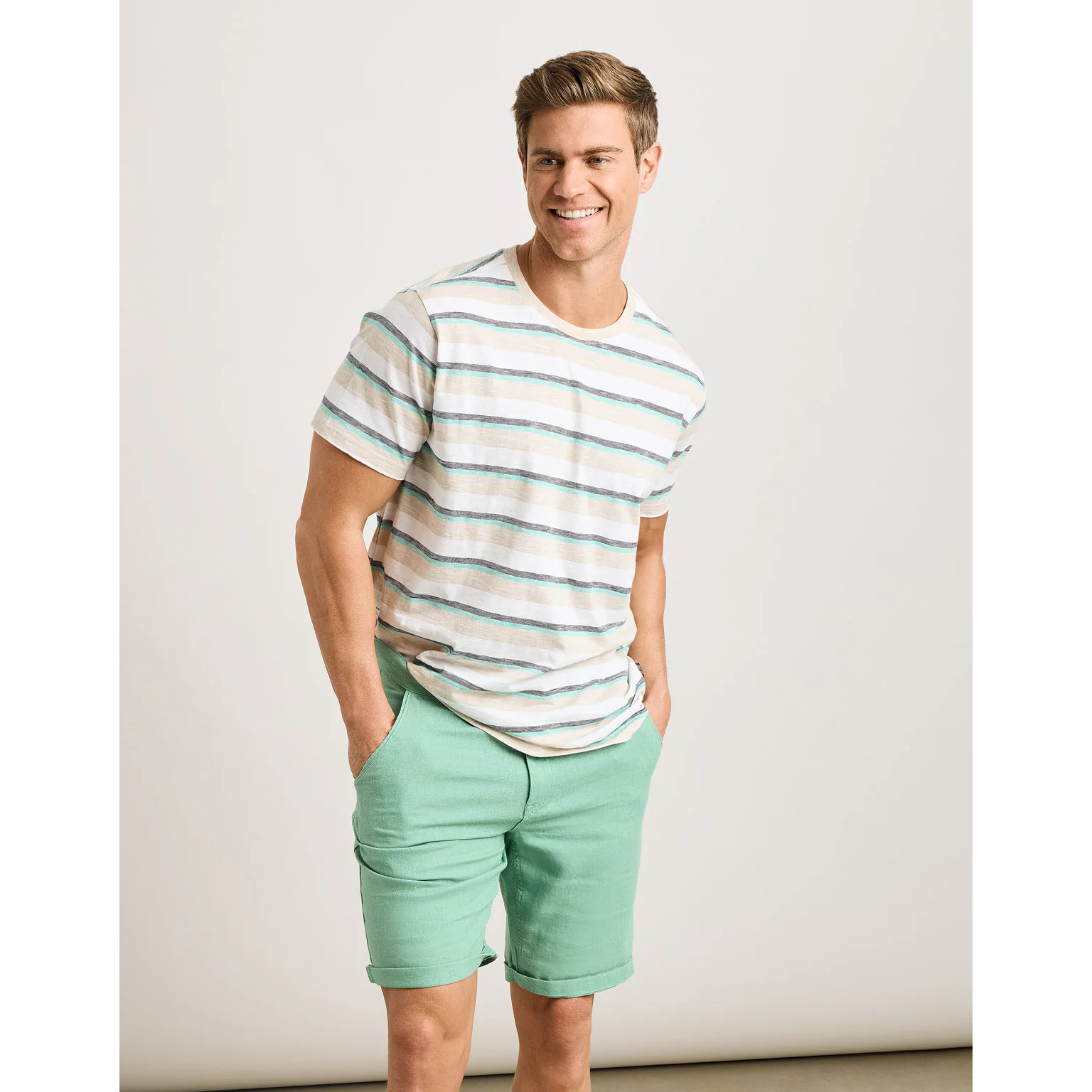 Camiseta Manga Corta Turquesa - Galizaira