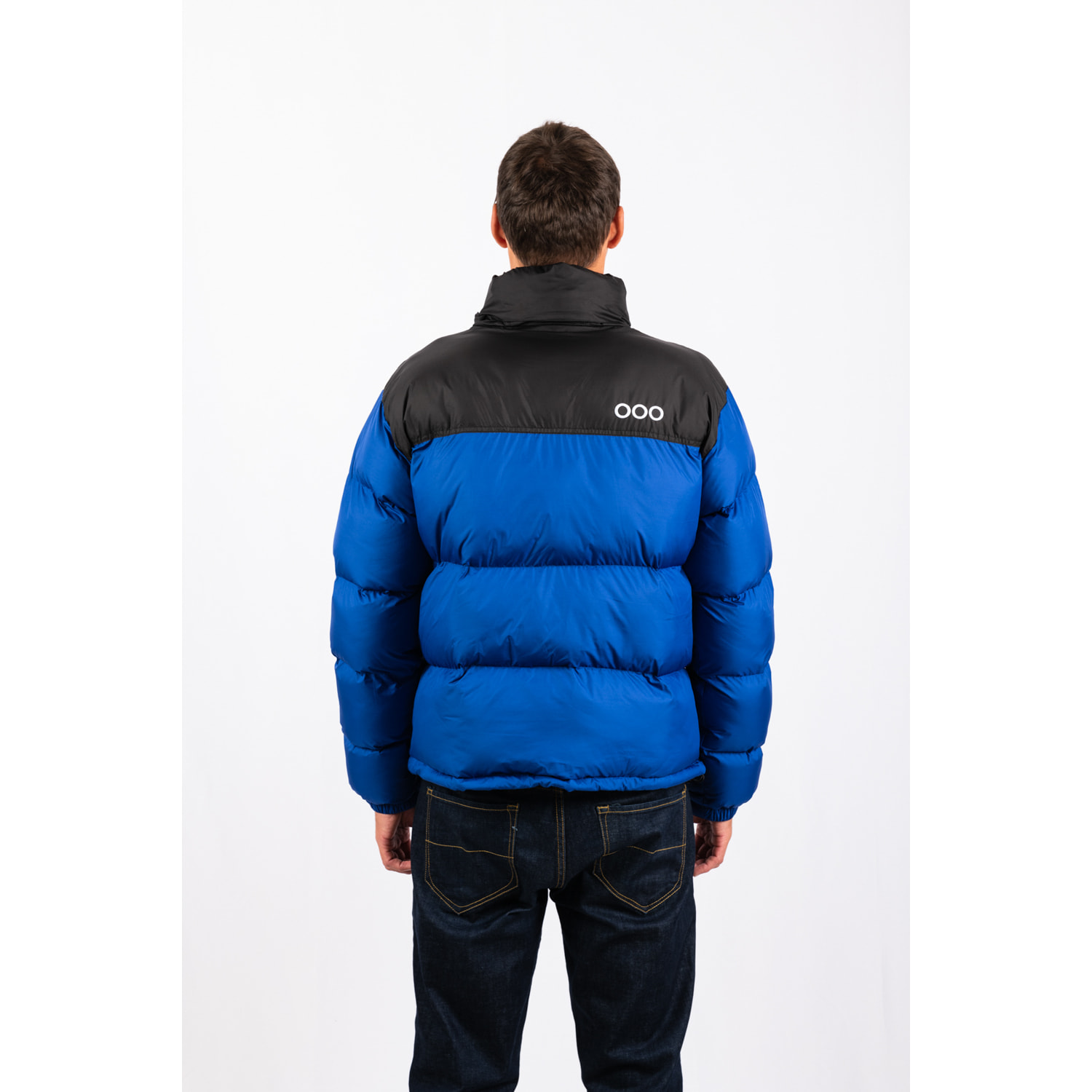 Chaqueta Lisboa short jacket marca ECOON - Azul claro / Negro