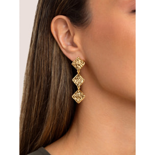 Orecchino Rhomb Placcato Oro