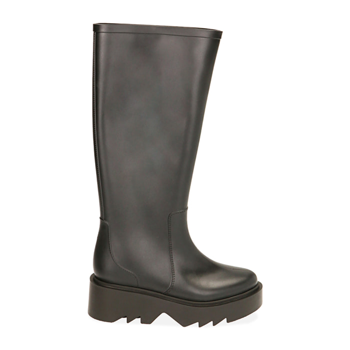 Botas de lluvia de PVC negras