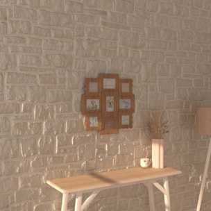 Pêle-mêle "Briana" 9 photos marron