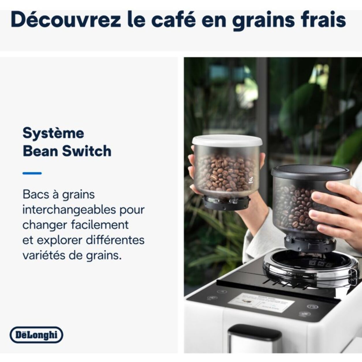 Expresso Broyeur DELONGHI FEB4455.W Rivelia Latte Blanche