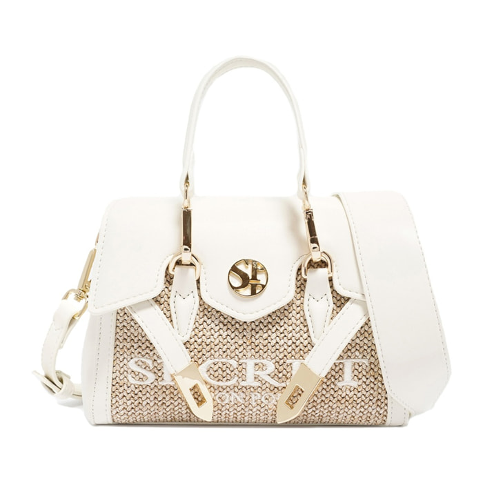 Borsa a mano da donna - Modello Elysia Elite - 100% poliuretano - 22.0 x 15.0 x 10.5 cm