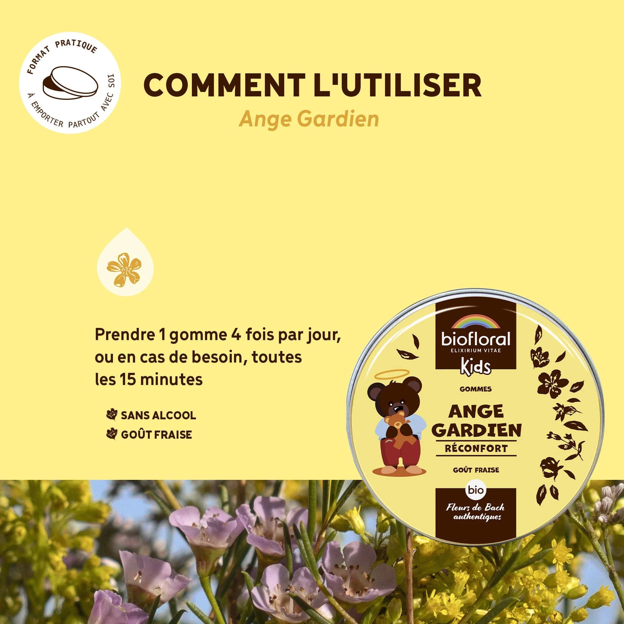 Biofloral - Ange Gardien gommes - Bio - 45 gr