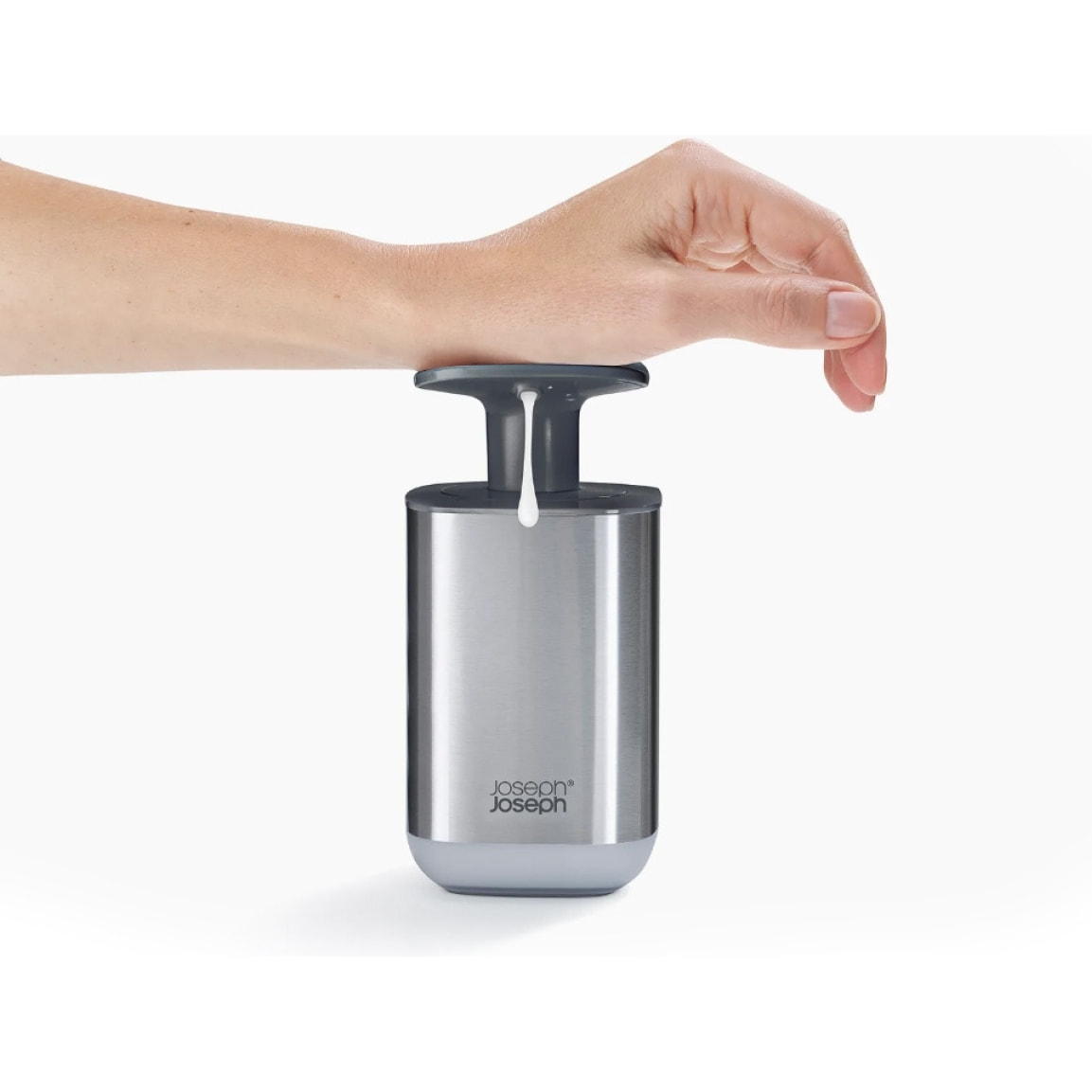 Extend Egouttoir extensible avec bonde + distributeur à savon liquide, inox (85189)