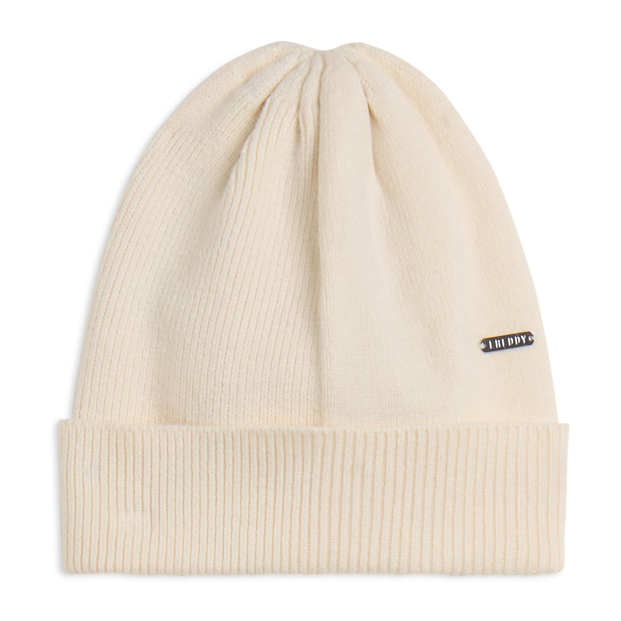 Berretto a coste in filato morbido