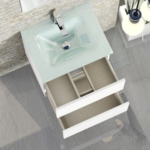 Conjunto de baño BERLIN Alday, 50 cm, Blanco Mate