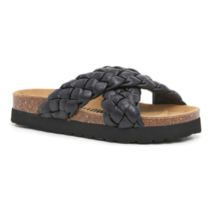 SANDALO CON ZEPPA BILLOWY NERO