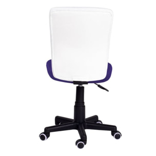 Silla de estudio infantil Píntame Morado - Blanco