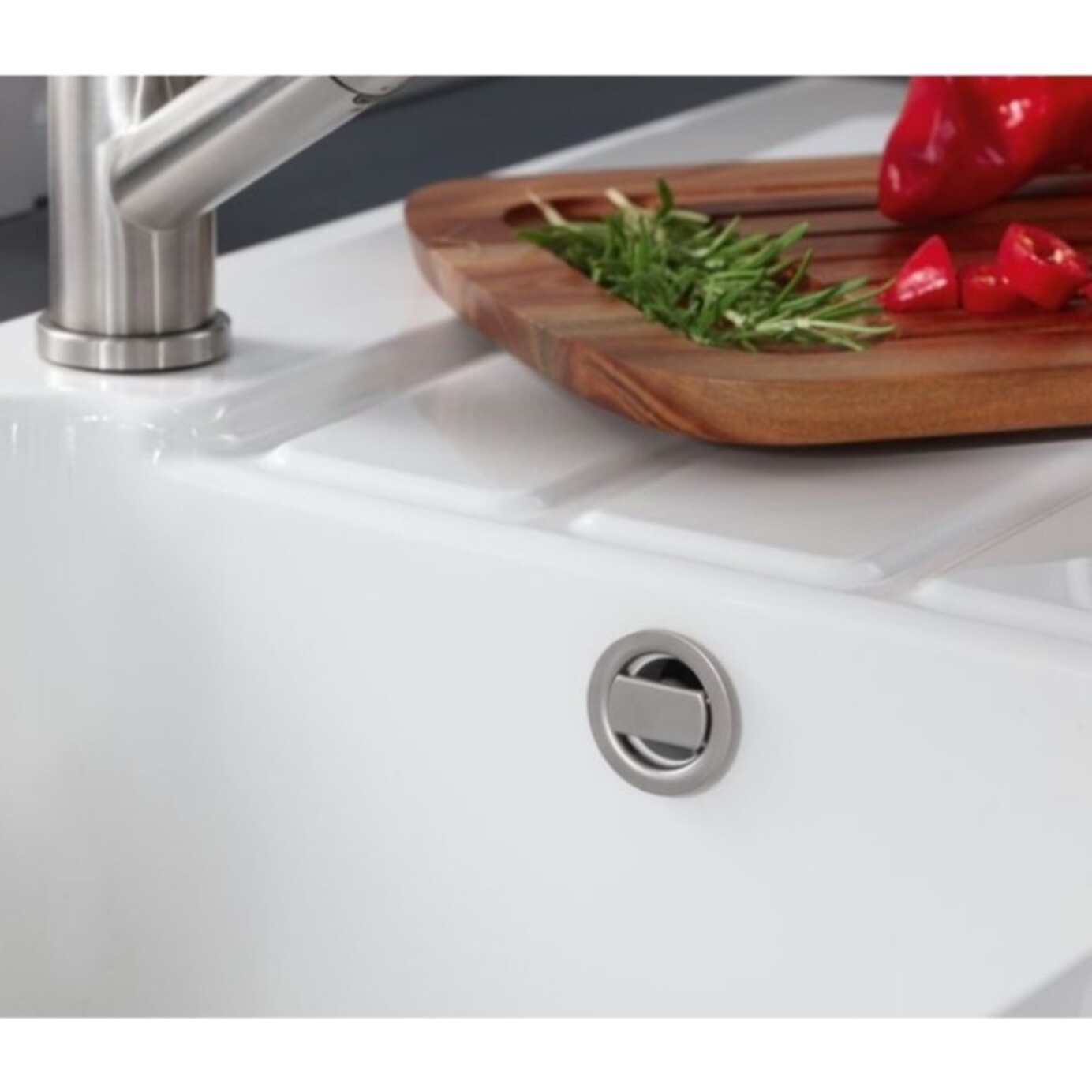 Evier 1 bac 86 x 51 cm Architectura 50 Blanc