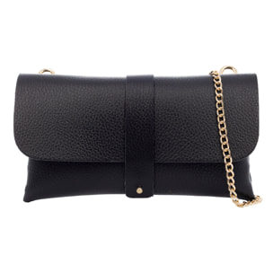 Bernezzo bolso de bandolera mujer. Piel auténtica acabado Dollaro.