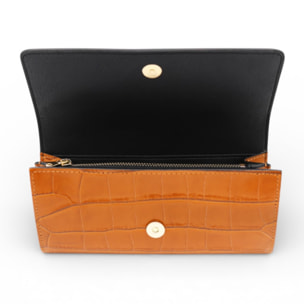 Portafoglio Cheval Firenze Cosmo Croc Cuoio