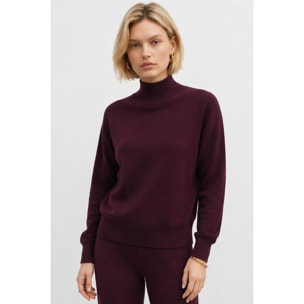 Kocca - Maglia dolcevita da donna in 100% lana a maniche lunghe Donna