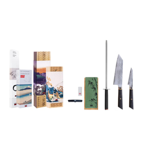 Set Básico de Cuchillos (4 piezas) - Colección Bunka San-Mai