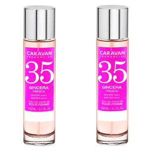Caravan fragancias set de 2 frascos perfume de mujer nº35, de 150 ml