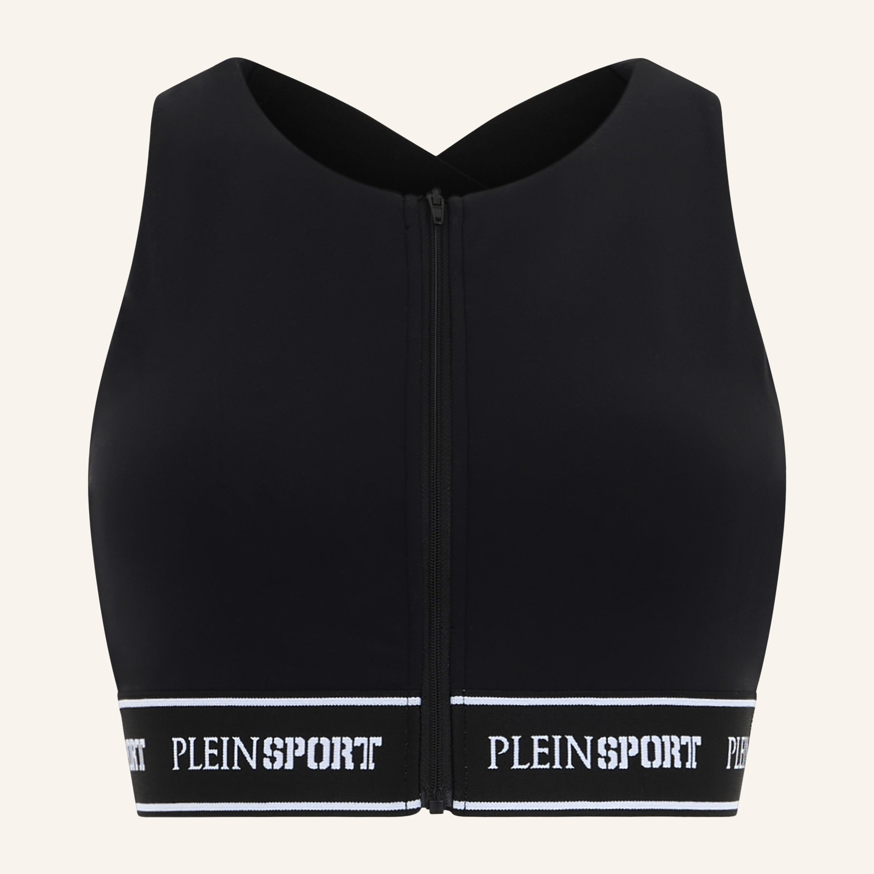 PLEIN SPORT Fleece Bra Top