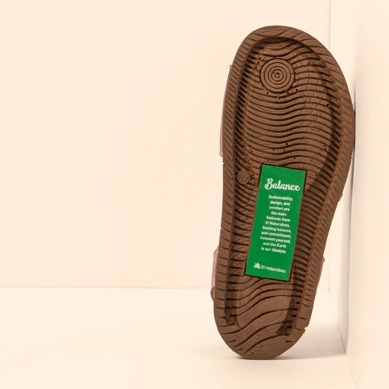 Sandalias N5799 NOBUCK LAVADO MALVA / BALANCE color Malva