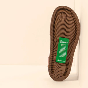 Sandalias N5799 NOBUCK LAVADO MALVA / BALANCE color Malva