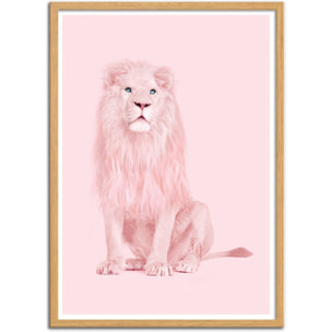 Affiche - Pink Lion - Paul Fuentes