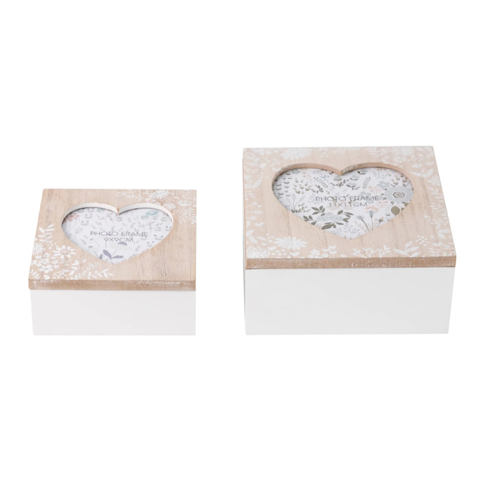 Set 3 Cajas Arbol 18x18x9/15x15x7/12x12x5 Cm