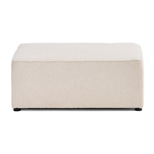 Topaze - pouf - en tissu bouclette - Beige
