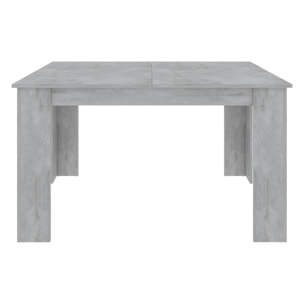 Tavolo da Pranzo Allungabile Estensibile Fino a 190 cm Tavolino Per 6 Persone Salotto Soggiorno Salone Design Moderno 190 x 78 x 90 cm Grigio