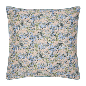 Taie d'oreiller imprimée en percale de coton, BOSQUET, Multicolore