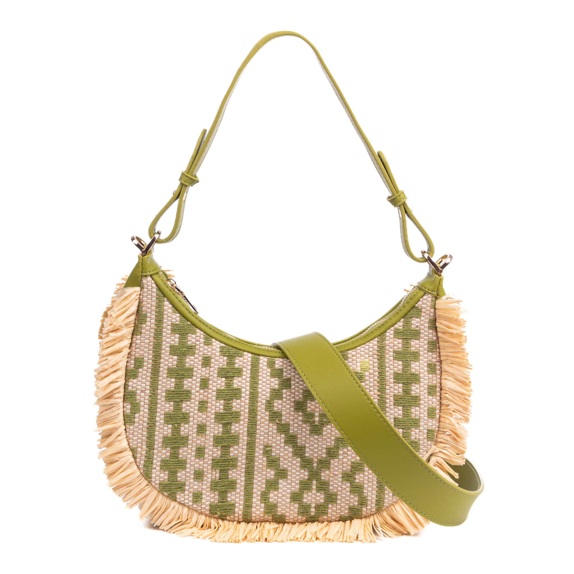 Biscubio Bolso de hombro Mujer. Fabricado en tela y piel sintética PU.