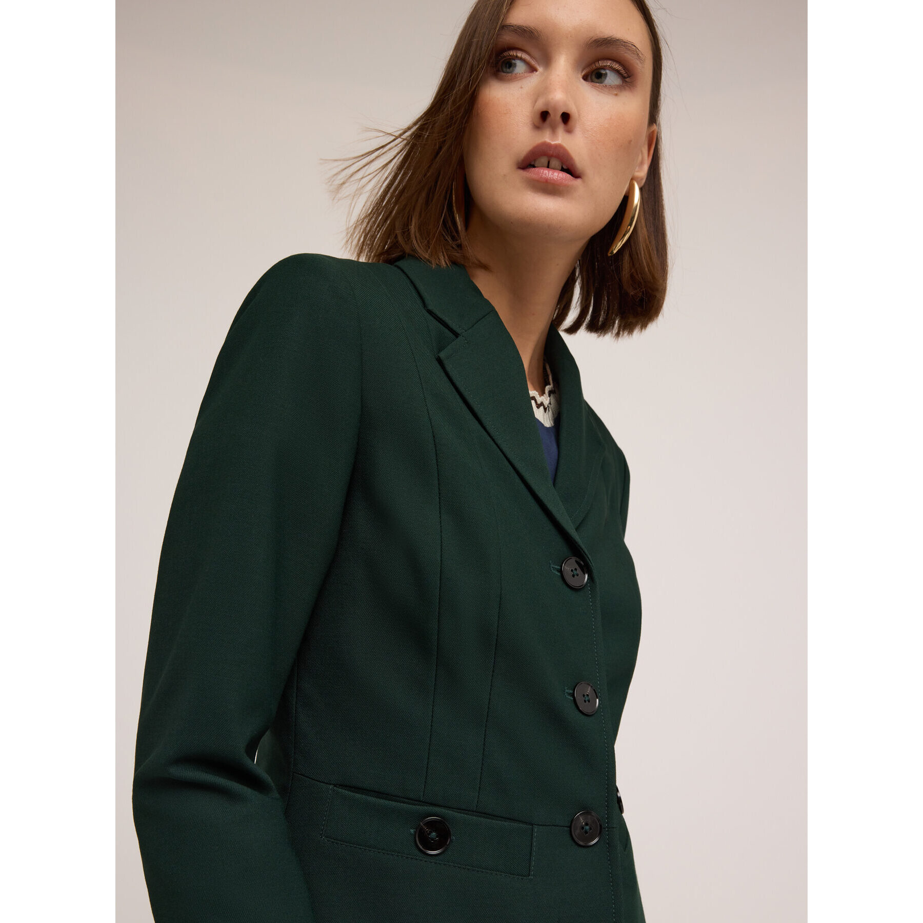 Motivi - Giacca blazer corta - Verde