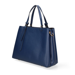 Borsa a mano da donna Made in Italy - Modello Novara Ultra - 100% pelle - 28.0 x 21.0 x 12.0 cm