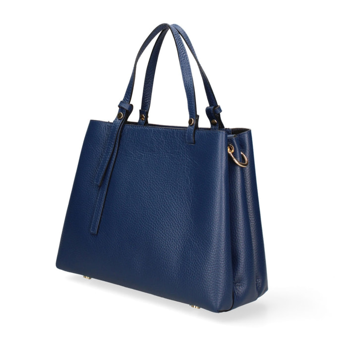 Borsa a mano da donna Made in Italy - Modello Novara Ultra - 100% pelle - 28.0 x 21.0 x 12.0 cm