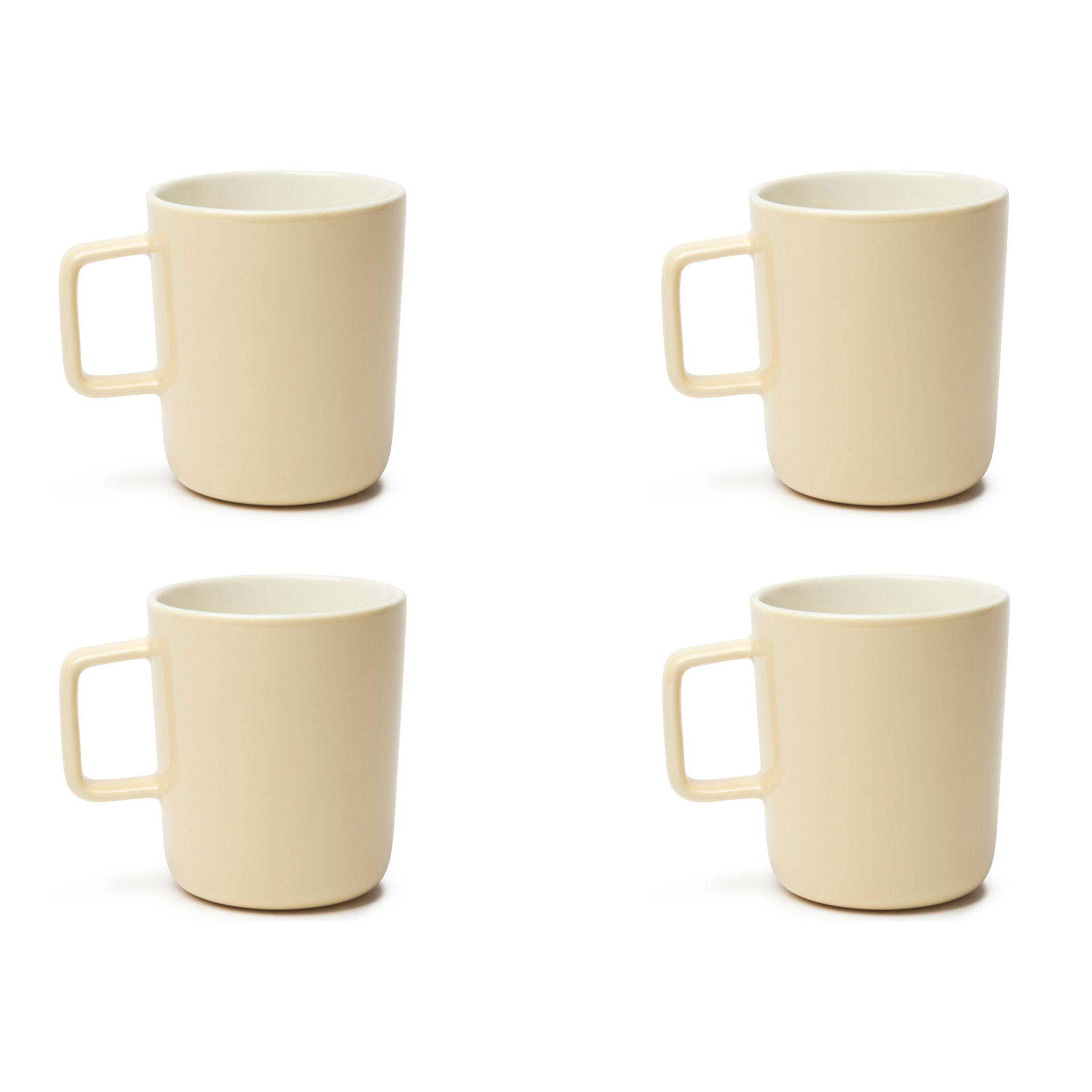 Set 4 Mug Excelsa – Nordic Trendy, Porcellana Beige