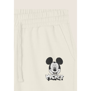 Pantaloncini regular fit con stampa Mickey Mouse