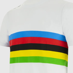 Uci World Champion Rainbow Stripes T-shirt - Print