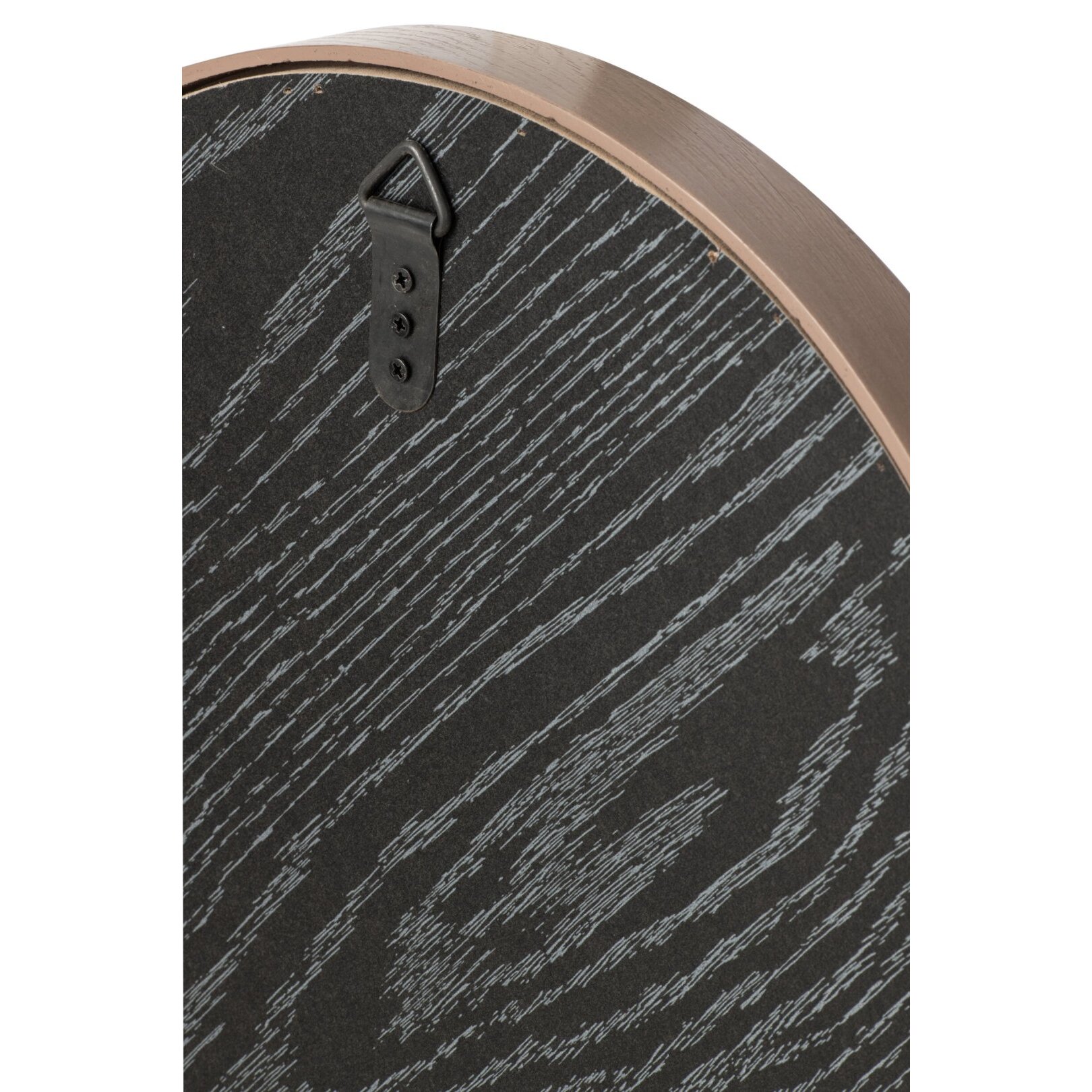 J-Line Set de 3 objets muraux ronds - MDF - vert olive