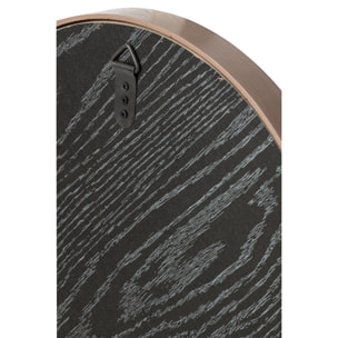 J-Line Set de 3 objets muraux ronds - MDF - vert olive