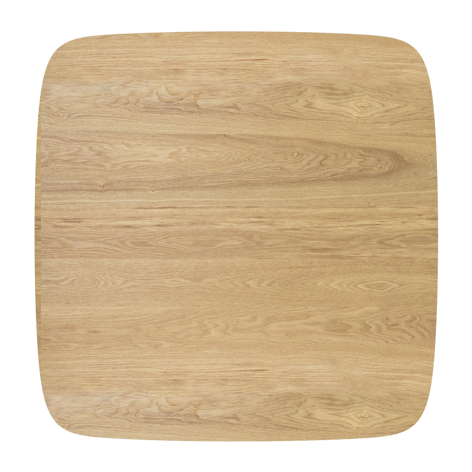 Table carrée 4 personnes en bois clair naturel 90 cm - Julio
