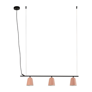 STUDIO Lineal Lampe suspension lineal rose