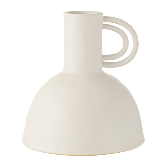 J-Line Cruche Renaissance Ceramicque Blanc