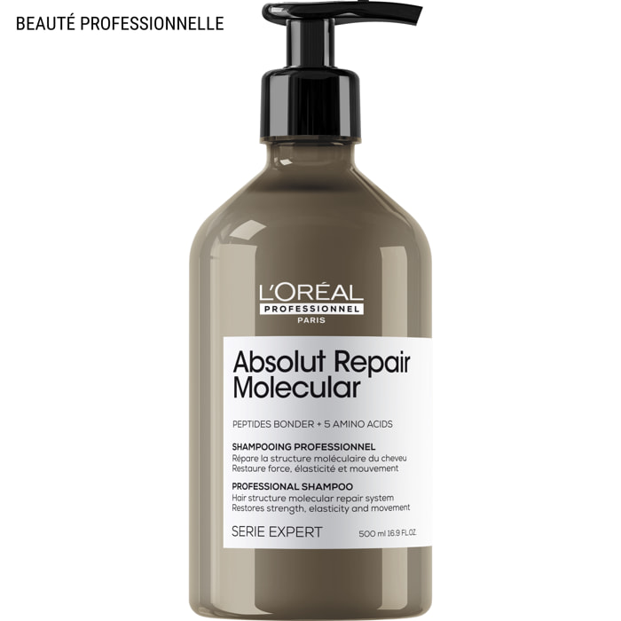 Shampoing Absolut Repair Molecular 500ml - Série Expert