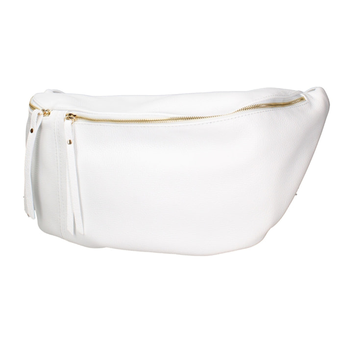 Borsa a tracolla da donna Made in Italy - Modello Caelia Plus - 100% pelle - 47.0 x 28.0 x 2.0 cm