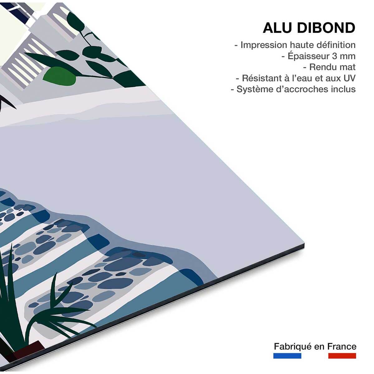 Tableau santorini Tableau alu Dibond