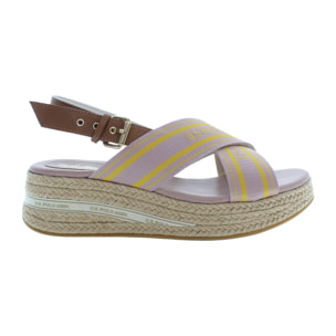 Sandali U.S. Polo Assn Pale Mauve-Cuoio