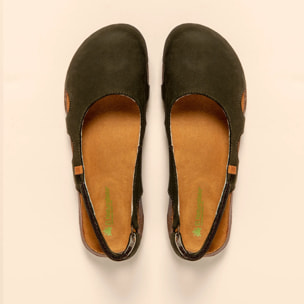 Sandalias N413 NOBUCK LAVADO KAKI / WAKATAUA color Kaki