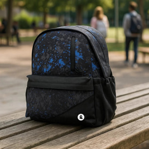 beSmart - ZAINO PRO DOPPIO SCOMPARTO MARBLE BLU