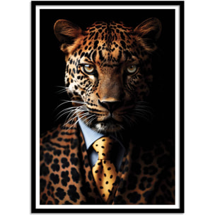 Affiche - Leopard Wild Suits - Philippe Hugonnard