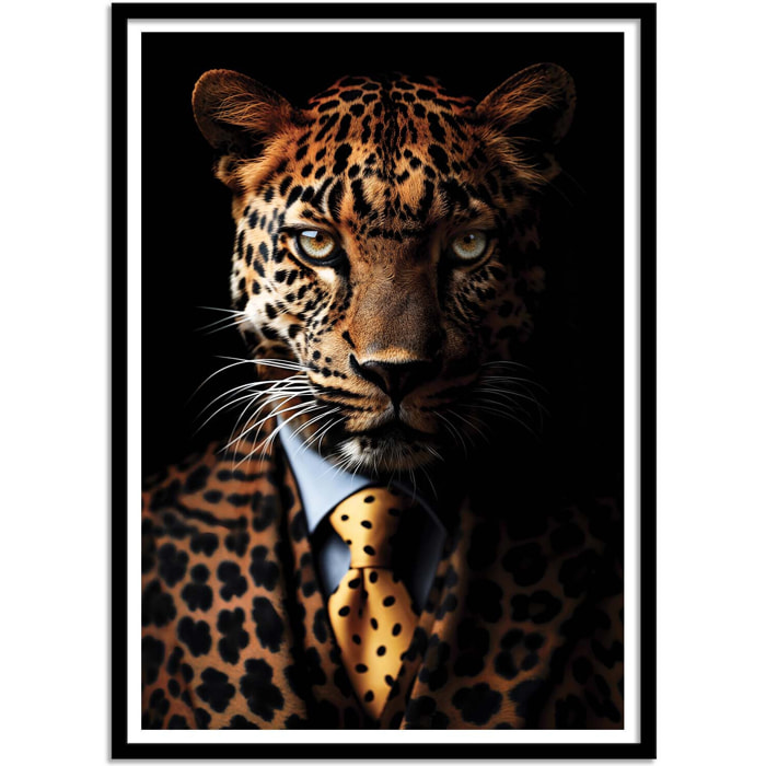Affiche - Leopard Wild Suits - Philippe Hugonnard