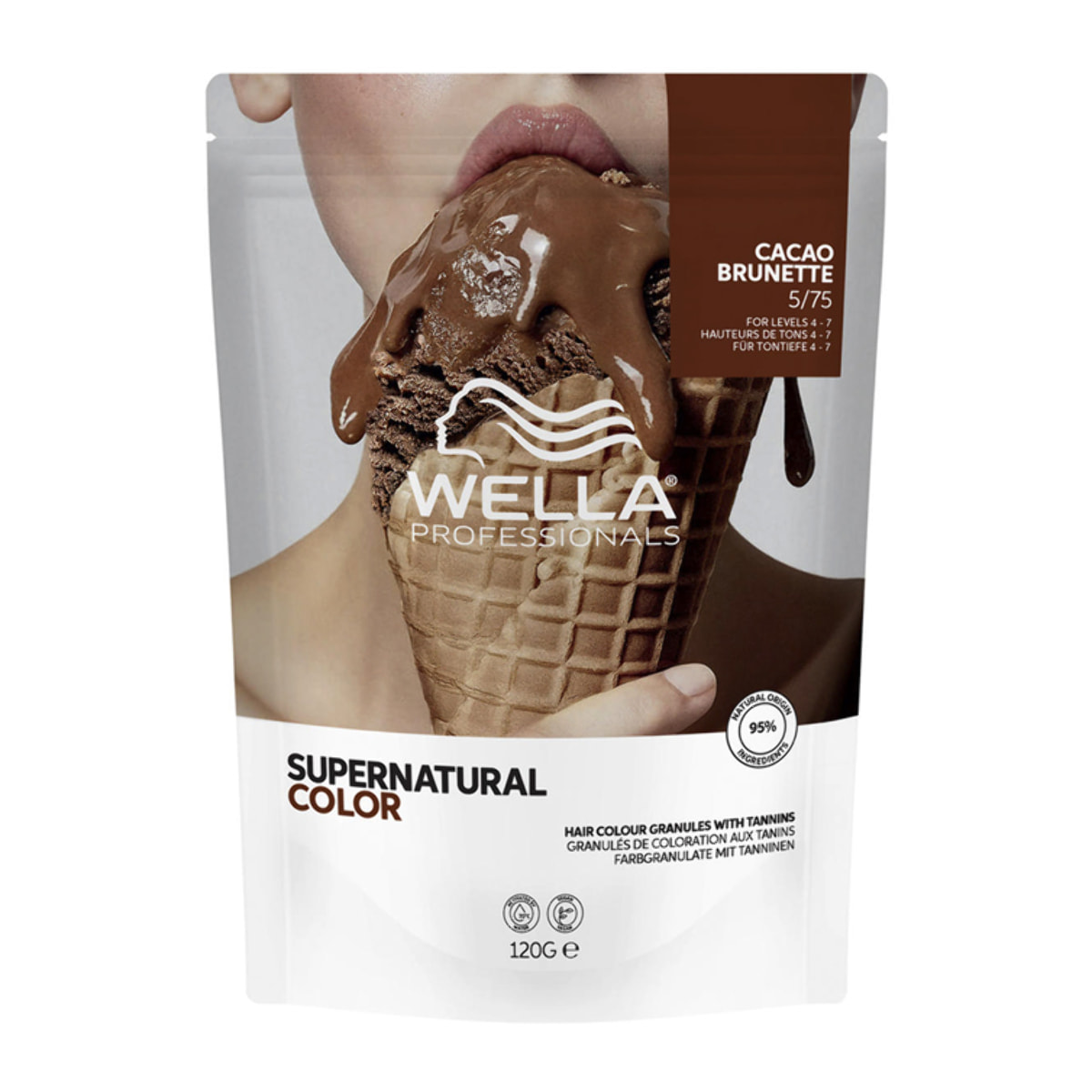 WELLA Supernatural Color 5/75 CACAO BRUNETTE 120G